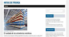 Desktop Screenshot of notas-de-prensa.es
