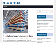 Tablet Screenshot of notas-de-prensa.es